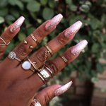 Rose Gold Glitter Set